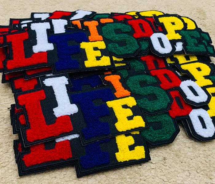 Custom Chenille Letter Patches