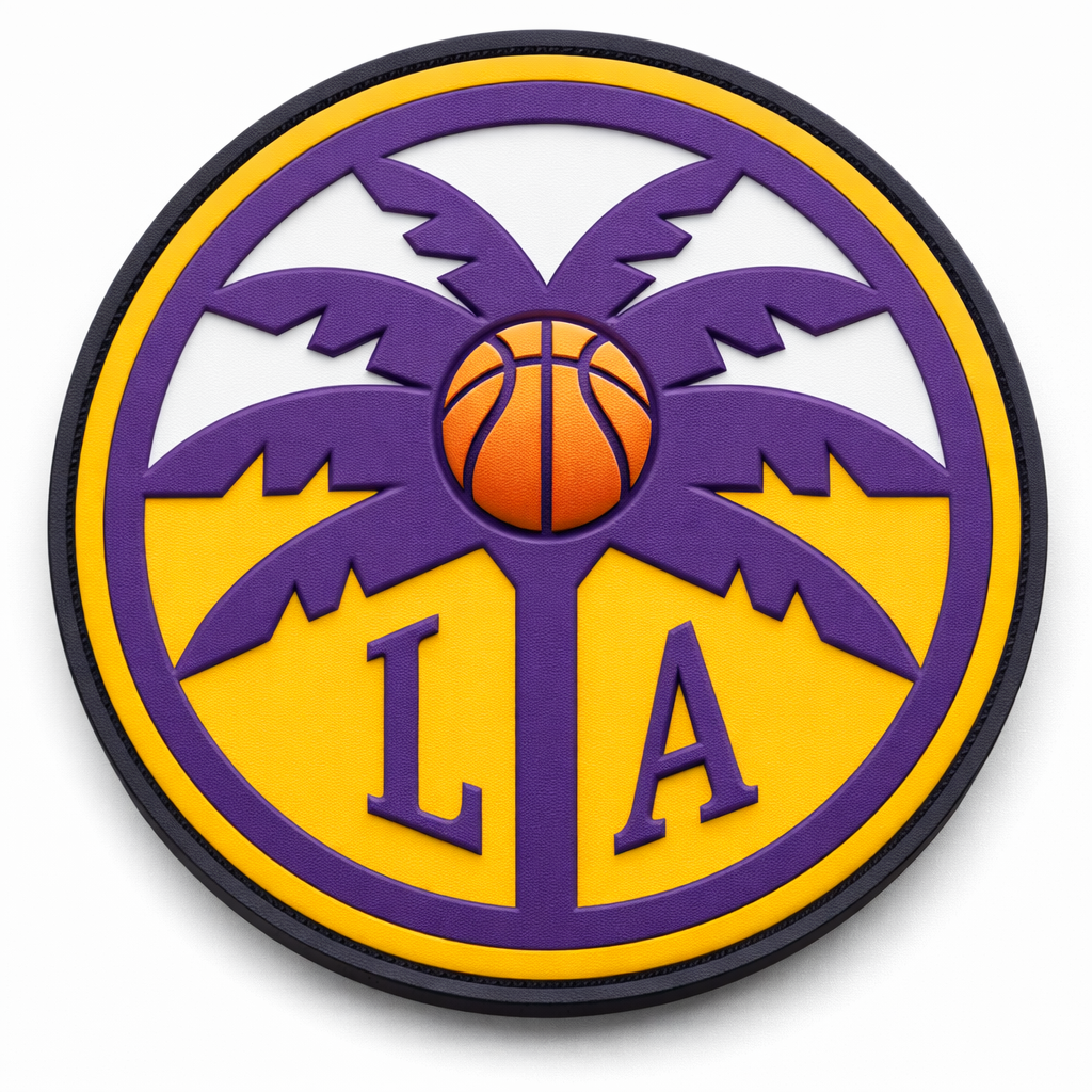 LA Baseball PVC Patch