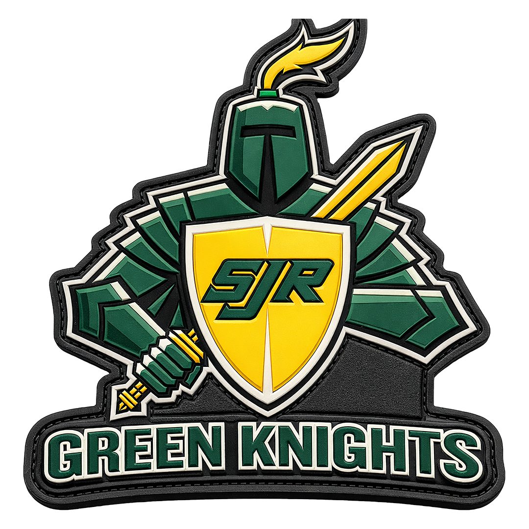 Green Knights rubber patch